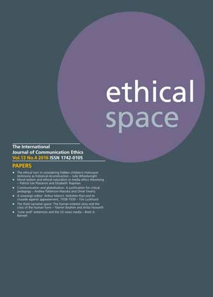 Ethical Space Vol. 13 Issue 4
